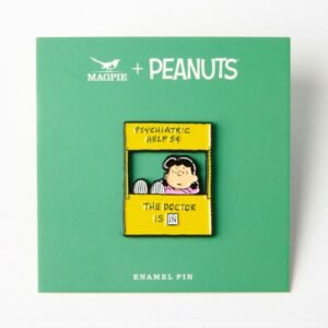 Snoopy Lucy Be Kind Booth Enamel Gift Pin Badge Image